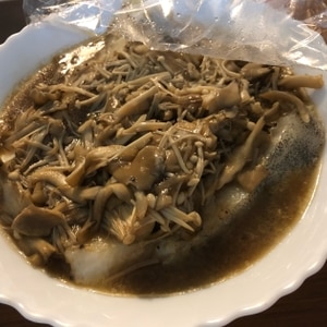 たっぷりしめじあんかけで白身魚ソテー♪